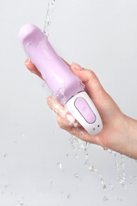 Сиреневый вибратор Charming Smile - 18,5 см. - Satisfyer