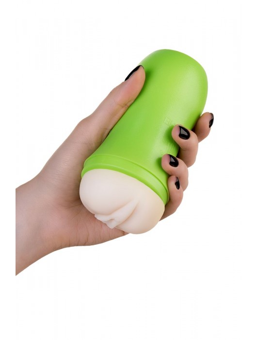 Мастурбатор-вагина A-Toys в зеленой колбе - A-toys - в Новокуйбышевске купить с доставкой