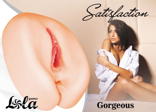 Мастурбатор с 2 тоннелями Satisfaction Gorgeous - Lola Games - в Новокуйбышевске купить с доставкой