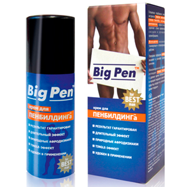 Крем Big Pen для увеличения полового члена - 50 гр. - Биоритм - в Новокуйбышевске купить с доставкой