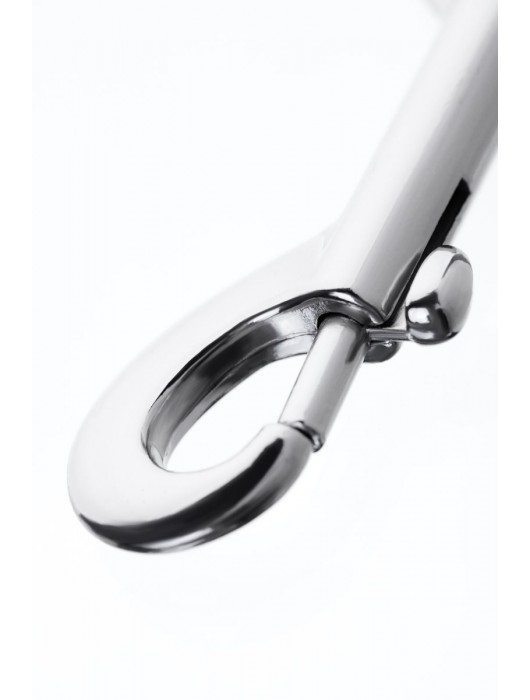 Серебристый двухсторонний карабин TOYFA Metal - ToyFa - купить с доставкой в Новокуйбышевске