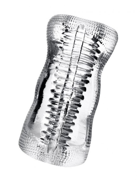 Прозрачный мастурбатор Lingam Asha - ToyFa - в Новокуйбышевске купить с доставкой