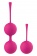 Набор розовых вагинальных шариков PLEASURE BALLS EGGS DUO BALL SET - Dream Toys в Новокуйбышевске Набор розовых вагинальных шариков PLEASURE BALLS EGGS DUO BALL SET - Dream Toys