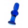 Голубая стеклянная анальная втулка - 12 см. - Sexus в Новокуйбышевске Голубая стеклянная анальная втулка - 12 см. - Sexus
