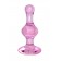 Розовая фигурная анальная втулка - 9,8 см. - Sexus в Новокуйбышевске Розовая фигурная анальная втулка - 9,8 см. - Sexus