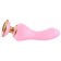 Розовый вибростимулятор SANYA - 18,5 см. - Shunga купить в Новокуйбышевске с доставкой в Orgasmix.ru Розовый вибростимулятор SANYA - 18,5 см. - Shunga