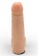 Фаллоимитатор телесного цвета на трусиках с плугом - 16,5 см. - LOVETOY (А-Полимер) - купить с доставкой в Новокуйбышевске