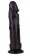 Крупный чёрный фаллоимитатор без мошонки - 20,5 см. - LOVETOY (А-Полимер) купить с доставкой в интернет-магазине Orgasmix в Новокуйбышевске Крупный чёрный фаллоимитатор без мошонки - 20,5 см. - LOVETOY (А-Полимер)