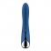 Синий вибратор-ротатор Spinning Vibe 1 - 18 см. - Satisfyer