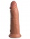 Карамельный вибратор-реалистик 8  Vibrating Silicone Dual Density Cock - 22 см. - Pipedream