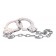 Наручники из металла с длинной цепочкой CHROME HANDCUFFS METAL HANDCUFFS W. KEY - NMC - купить с доставкой в Новокуйбышевске