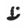 Черный силиконовый стимулятор простаты Levett Nitoc с пультом ДУ - Levett - в Новокуйбышевске купить с доставкой